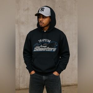 Trapstar “London Shooters” Black Hoodie – Size M